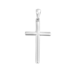 Sierbøl - Small silver Cross 18mm