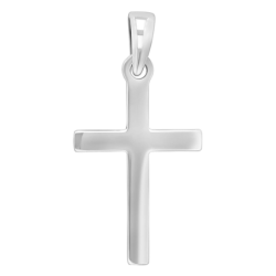 Sierbøl - Silver Cross 24mm