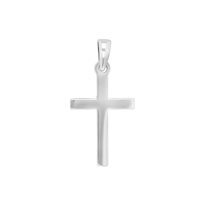 Sierbøl - Silver Cross 24mm