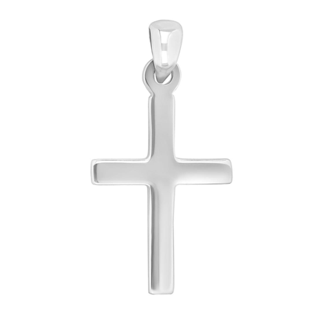 Sierbøl - Silver Cross 20mm