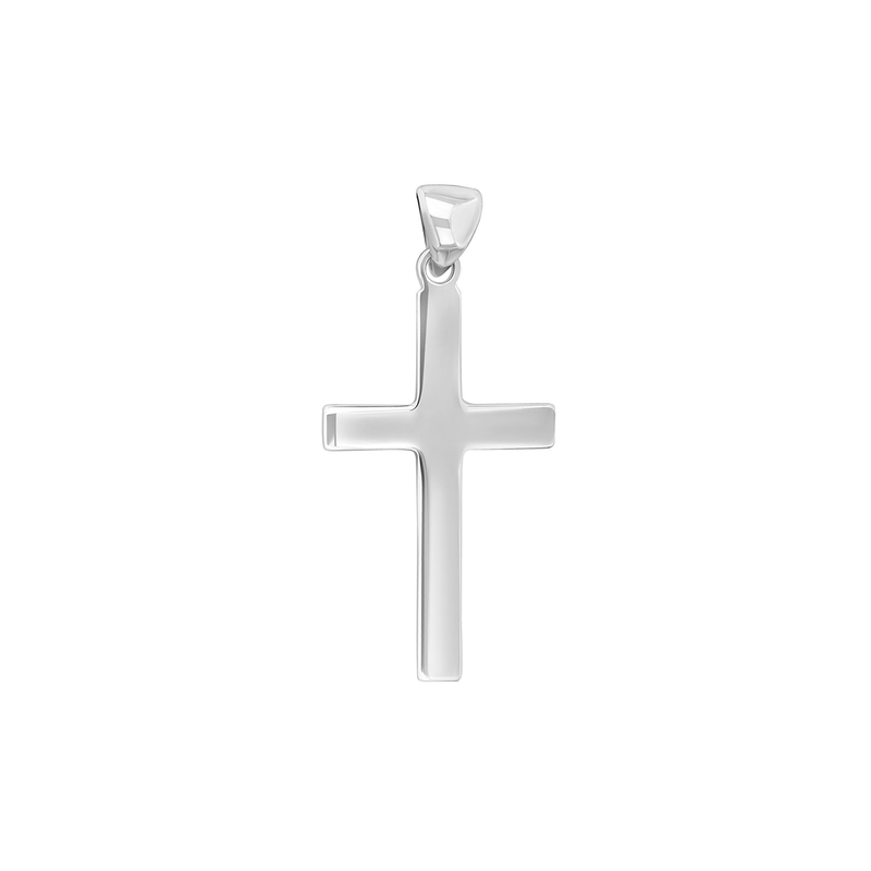 Sierbøl - Silver Cross 28 x 15mm