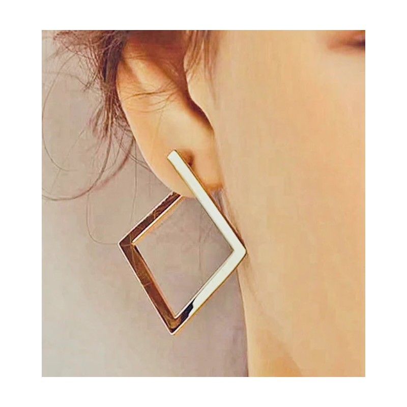 Elegant Square Earring