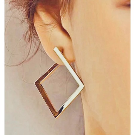 Elegant Square Earring