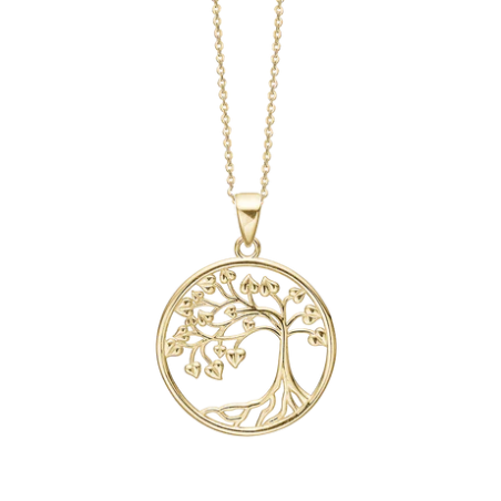 Aagaard - Gold necklace tree of life