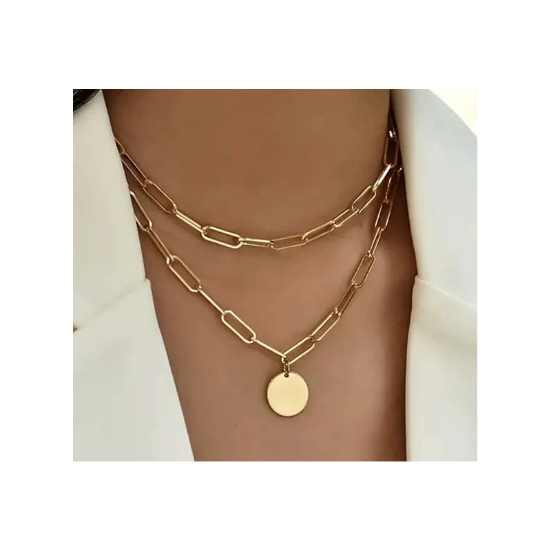 Gold Pendant Necklace