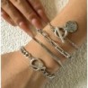 Layered Silver Bracelets