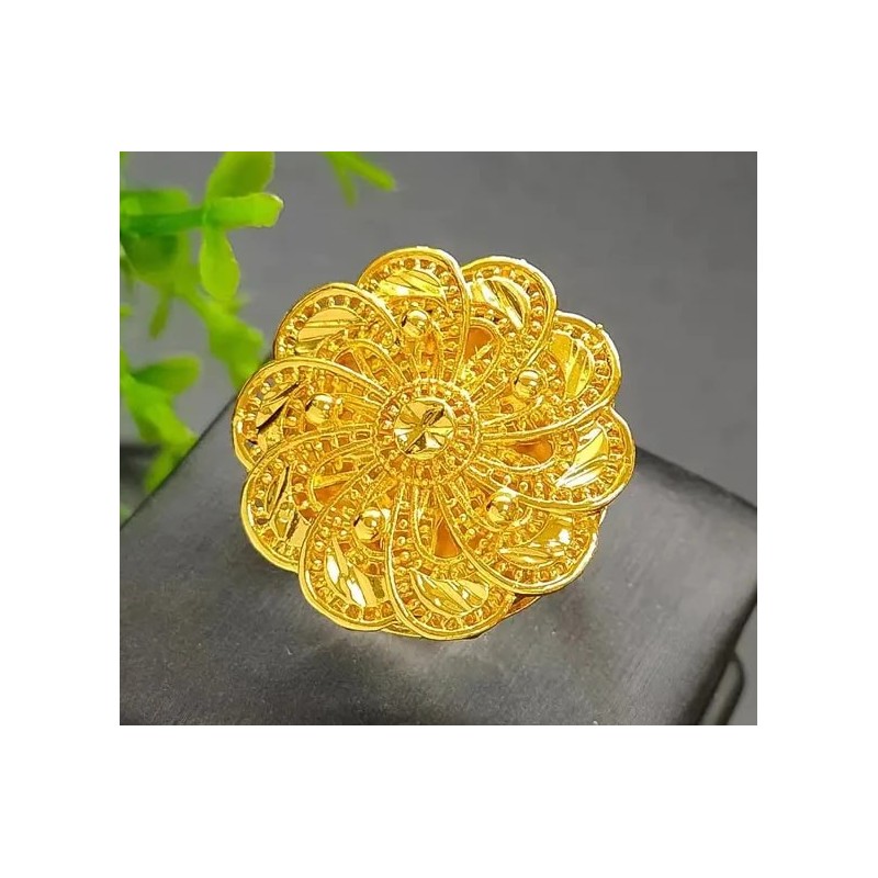 Golden Bloom Ring