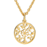 Lund Copenhagen - Tree of life, gold plated Daisy necklace