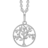 Støvring - Tree Of Life necklace, white gold