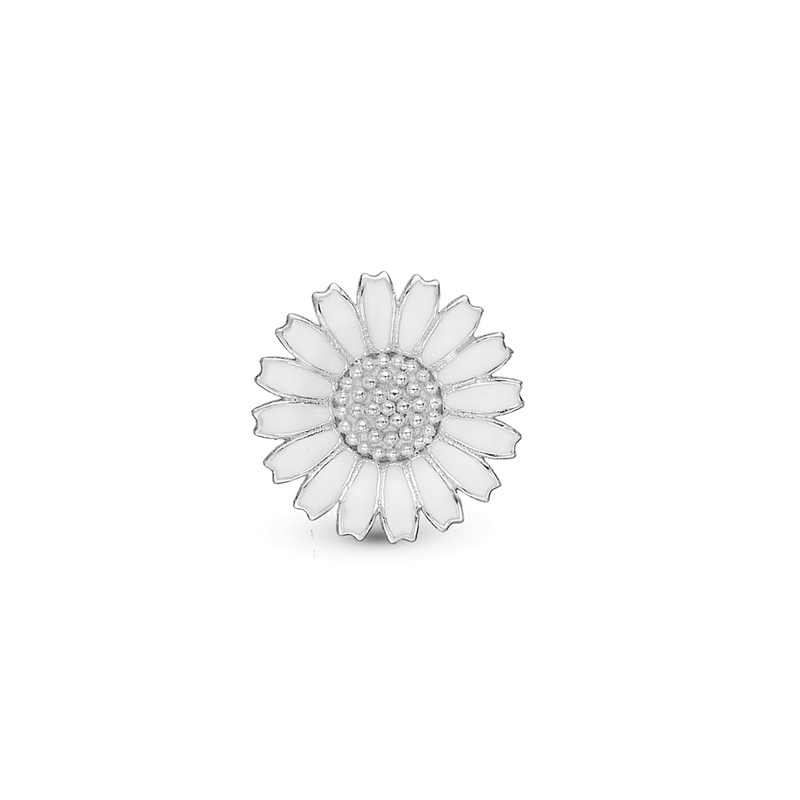 Christina Watches - Silver Daisy earstud, 8mm