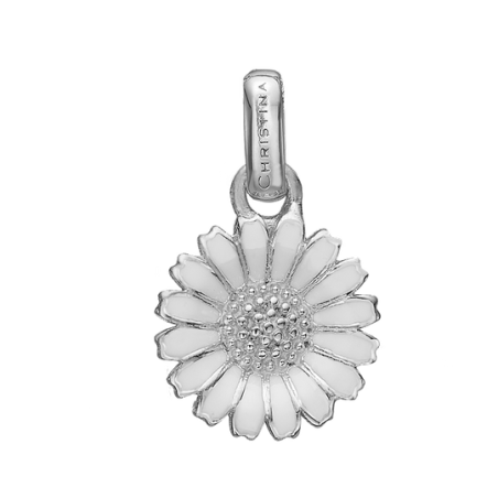 Christina - Daisy silver pendant 8mm