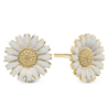 Christina Watches - Gold plated Daisy earstuds, 12mm