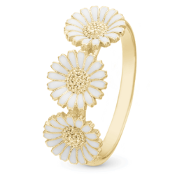 Christina - Marguerite, ring with 3 daisies