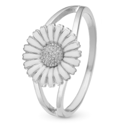 Christina - Marguerite, silver daisy ring