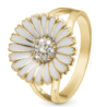 Christina - Marguerite, daisy ring with zirconia