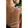 HAILEY ROUND PRONG TENNIS BRACELET 18K GOLD VERMEIL