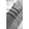 HAILEY ROUND PRONG TENNIS BRACELET 18K GOLD VERMEIL