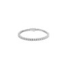 VIANNE ROUND PRONG TENNIS BRACELET WHITE GOLD PLATED