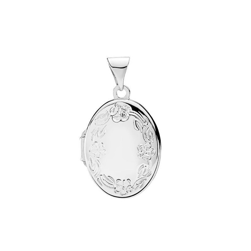 Lund Copenhagen - Flower Locket silver