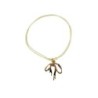 Ribbon Bracelet Gold Ivory