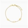 INEZ INITIAL BRACELET/ANKLET - GOLD VERMEIL