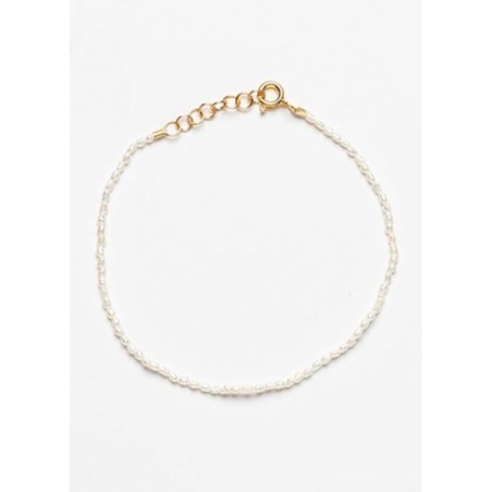 Tiny Pearl Bracelet Gold