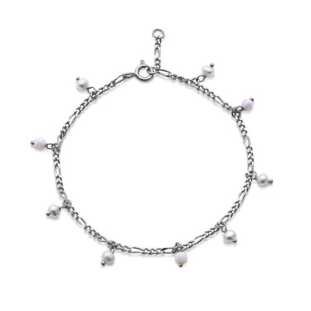 Lula White Bracelet Silver