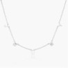 INEZ INITIAL NECKLACE WITH 0.3 CT PREMIUM DIAMOND - GOLD VERMEIL