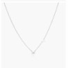 INEZ INITIAL NECKLACE WITH 0.3 CT PREMIUM DIAMOND - GOLD VERMEIL