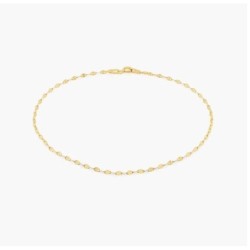 MARGO MIRROR CHAIN BRACELET/ANKLET - GOLD PLATING