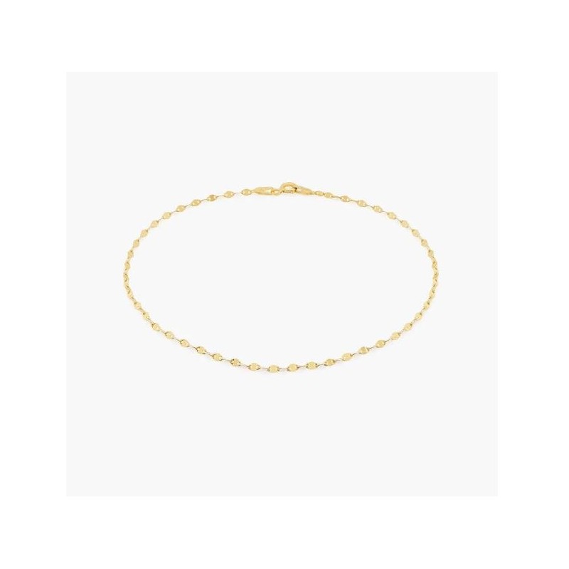 MARGO MIRROR CHAIN BRACELET/ANKLET - GOLD PLATING