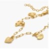 SPIRITUAL CHARMS BRACELET/ANKLET WITH DIAMONDS - GOLD VERMEIL