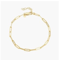 THE SHOWSTOPPER LINK BRACELET/ANKLET - GOLD VERMEIL