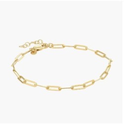 THE SHOWSTOPPER LINK BRACELET/ANKLET - GOLD VERMEIL