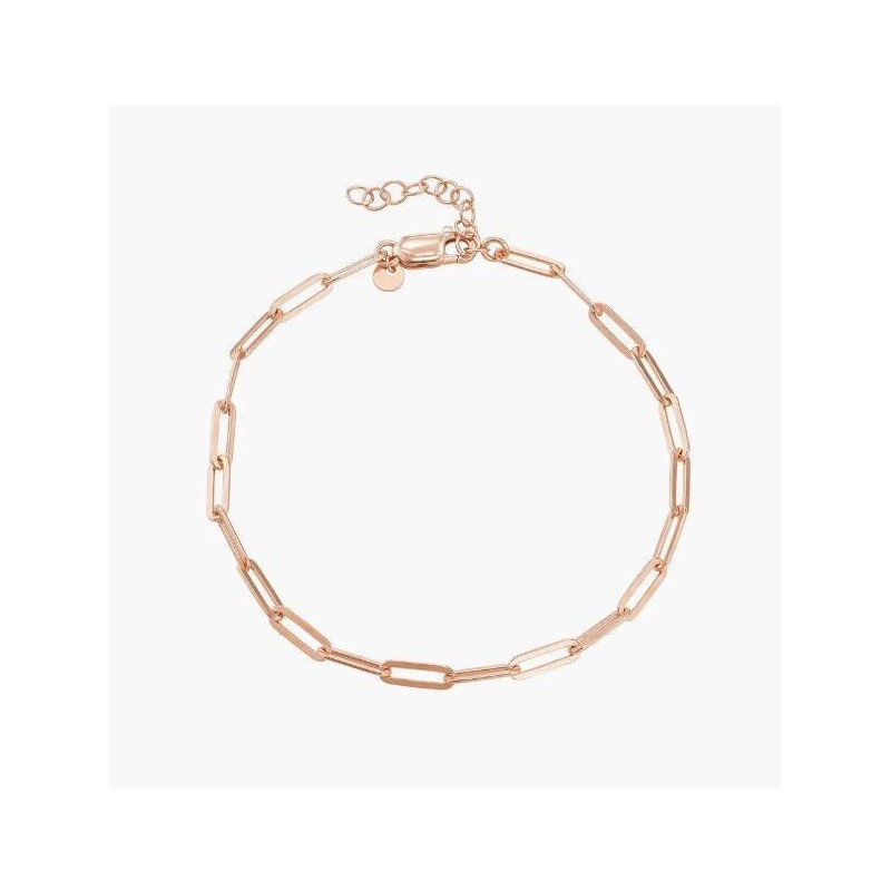 THE SHOWSTOPPER LINK BRACELET/ANKLET - ROSE GOLD PLATED