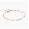 THE SHOWSTOPPER LINK BRACELET/ANKLET - ROSE GOLD PLATED