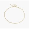 BOBBLE CHAIN ANKLET/BRACELET- GOLD VERMEIL