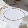 BOBBLE CHAIN ANKLET/BRACELET- ROSE GOLD VERMEIL