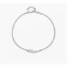 ALLORA NAME ANKLE BRACELET - STERLING SILVER