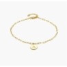 LILIAN INITIAL ANKLET CHAIN - GOLD VERMEIL