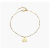 LILIAN INITIAL ANKLET CHAIN - GOLD VERMEIL