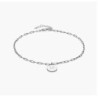 LILIAN INITIAL ANKLET CHAIN - STERLING SILVER