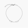 INEZ INITIAL BRACELET/ANKLET - SILVER