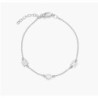 INEZ INITIAL BRACELET/ANKLET - SILVER