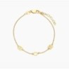 INEZ INITIAL BRACELET/ANKLET - GOLD PLATED