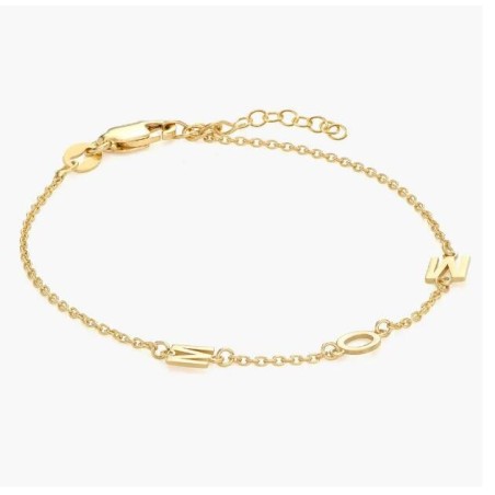 INEZ INITIAL BRACELET/ANKLET - GOLD VERMEIL