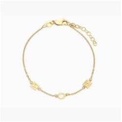 INEZ INITIAL BRACELET/ANKLET - GOLD VERMEIL