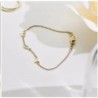 INEZ INITIAL BRACELET/ANKLET - GOLD VERMEIL