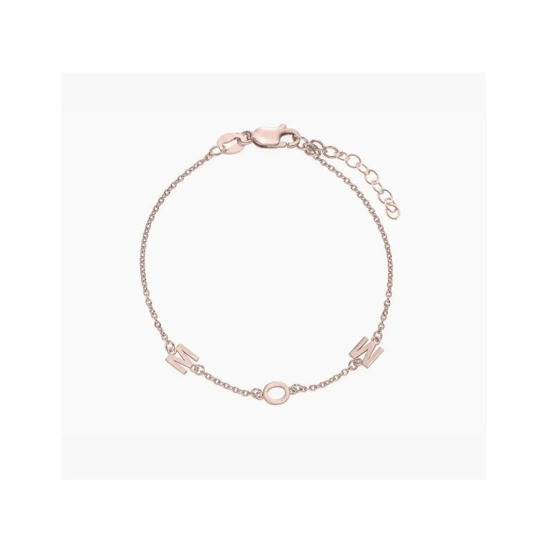 INEZ INITIAL BRACELET/ANKLET - ROSE GOLD VERMEIL