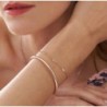 INEZ INITIAL BRACELET/ANKLET - ROSE GOLD VERMEIL